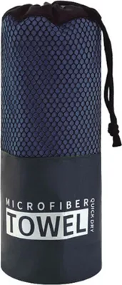 Produktbild von Super absorbierende Rechteck Lanyard Sporttuch Mikrofaser Schnell trocknend Yoga Handtuch Sportartikel-Navy blau