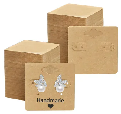 Produktbild von Solidchoice – 300 schwarze Ohrringhalter für die Präsentation von Schmuck