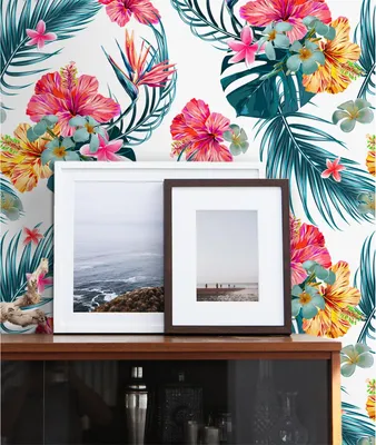 Produktbild von Coloray Fototapete 104x70 cm Vlies-Fototapete - Blühende Blumen abstrakt.