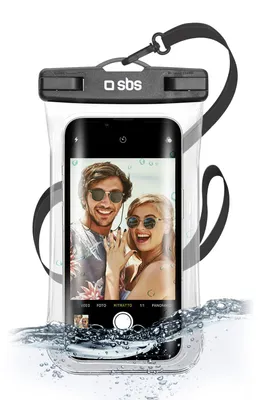 Produktbild von SBS Wasserdichtes Etui mit Selfie-Griff, universell für Smartphones bis zu 6,8 Zoll