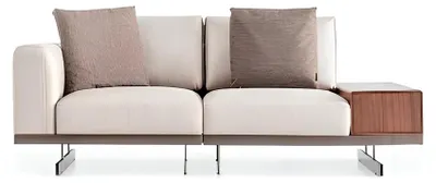 Produktbild von Modernes Beiges Ecksofa Luxus L-Form Couch Stoffsofas Wohnzimmermöbel