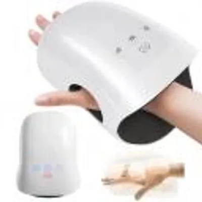 Produktbild von Handmassagegerät elektrisch mit Wärme & Kompression – Massagegerät für steife Finger & Handgelenke – Zur Entspannung & Entlastung