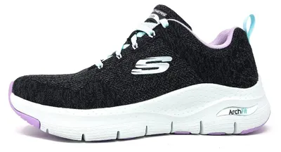 Image de Chaussures de sport Skechers Arch Fit pour femmes, chaussures de training, couleur noire