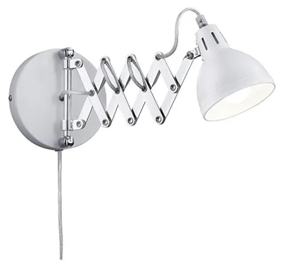 Immagine prodotto di Applique SCISSOR bianca cromata 1xE14x28W in metallo, dimensioni: 15x15x15 cm, IP20, RL