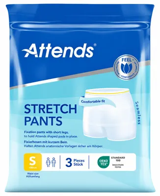 Productafbeelding van Attends Stretchpants Maat S (3 stuks)