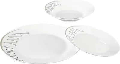 Obrázek produktu pro Esquisse 18dílná sada porcelánového nádobí Secret de Gourmet, bílá