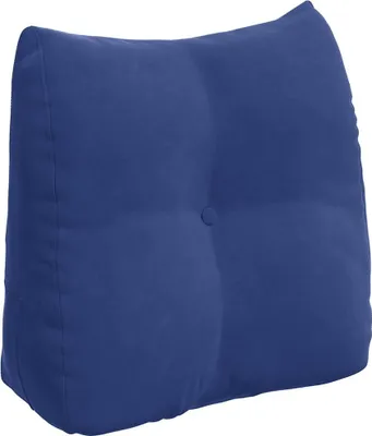 Produktbild von vidaXL Rückenkissen Polizeiblau 45 x 24 x 50 cm Samt