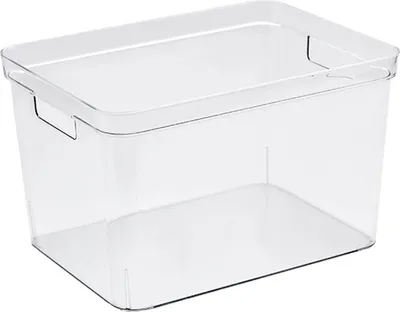 Obrázok produktu pre Bezrámové priehľadné akvárium 360 stupňov viditeľnosti DIY dekorácie Priehľadné akvárium bez ráfika s rukoväťou pre domácnosť (Light Luxury High Transparent Tetragonum Large)