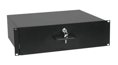 Productafbeelding van Lade voor serverrack met slot, 3 HE