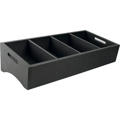 Zdjęcie produktu dla Besteckbox, Höhe: 164 mm, Länge: 590 mm, Breite: 277 mm, schwarz