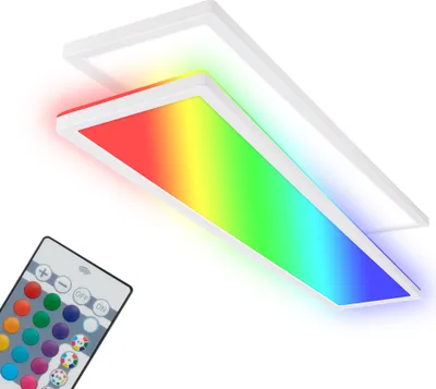 Produktbild von Briloner LED Panel Tava 36W weiß 98x20x3 cm dimmbar RGB