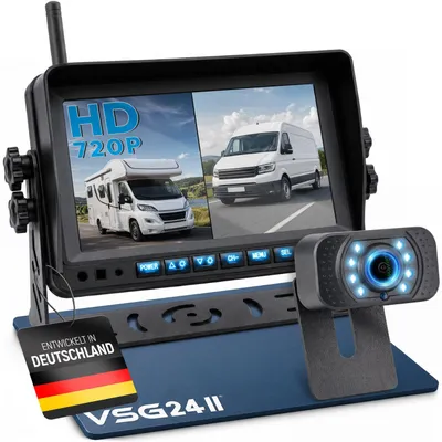 Produktbild von 7" FUNK-HD-Rückfahrkamera PREMIUM PRO HD 24581