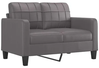 Produktbild von vidaXL 2-Sitzer-Sofa Grau 120 cm Kunstleder