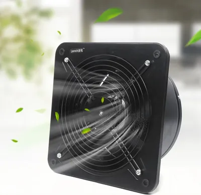 Obrázek produktu pro Nástěnný ventilátor – odtahový ventilátor – 150 W – 220 V – 2677 ot./min – černý