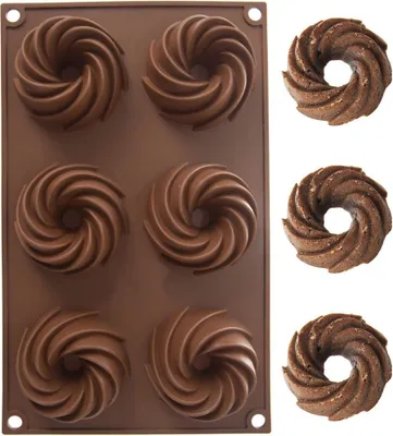 Produktbild von Silikonform zum Backen von Mini-Muffins, 6 Stück