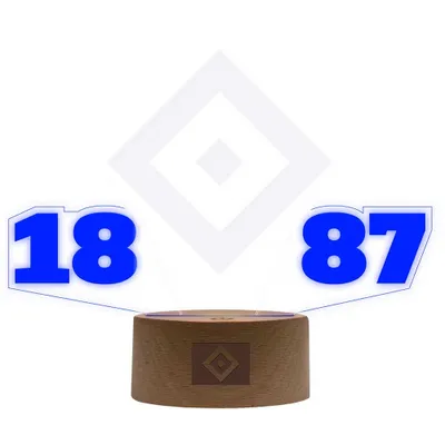 Zdjęcie produktu dla HSV artykuł wentylator HSV LED LIGHT 1887 z podstawą bez STCK