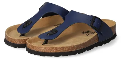 Produktbild von Soft Steps Damen Zehentrenner Blau Synthetik Größe: 37