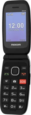 MAXCOM Mobiltelefon passend für Senioren MM828 L 4G schwarz