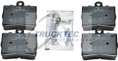 Produktbild von TRUCKTEC AUTOMOTIVE Bremsbeläge Satz Hinten Bremsklötze passend für MERCEDES-BENZ C-Klasse Limousine (W202) 02.35.120