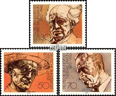 Produktbild von Briefmarken BRD (BR.Deutschland) 1978 Mi 959-961 (kompl.Ausgabe) gestempelt Nobelpreisträger deutschsprach. Literatur / Bl.16