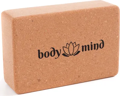 Immagine prodotto di Blocco per yoga Body & Mind in sughero naturale | Blocco in sughero antiscivolo e sostenibile per yoga, pilates e fitness | Leggero e indeformabile
