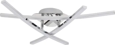 Zdjęcie produktu dla Lampa sufitowa LED Oren 18W 3500K 1440lm tworzywo sztuczne chromowana biała wym:9,5x50x50cm IP20 Reality