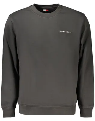 Image de Sweat-Shirt Noir À Fermeture Éclair Pour Homme Tommy Hilfiger