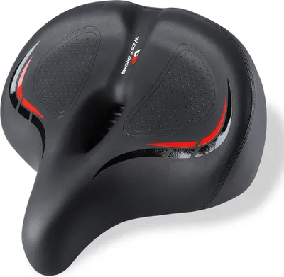 Produktbild von Verdickter, hochelastischer Fahrradsattel, weiches, wasserdichtes PolyurethanPad, Rennradsitze, komfortables, atmungsaktives, rutschfestes Fahrradkissen