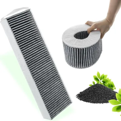 Image de Filtre pour hotte de cuisine avec charbon actif Gris 150 cm