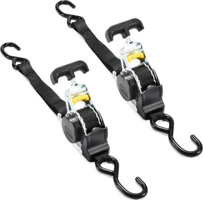 Produktbild von INF 2er-Pack Automatische Ratschenzurrgurte - T-Griff, verzinkt für Ladungssicherung