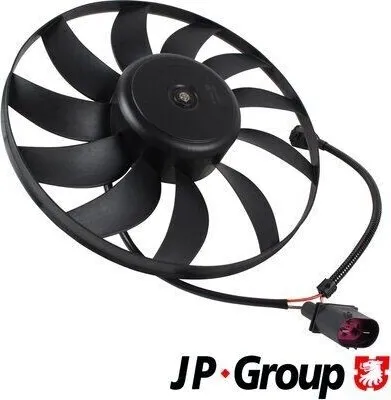 Produktbild von JP GROUP 1199101600 Lüfter Motorkühlung Kühlerlüfter für VW GOLF VI (5K1) Wasserkühler