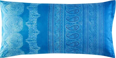 Produktbild von Bassetti Baumwollsatin-Kissenbezug einzeln BRUNELLESCHI Farbe TÜRKIS V2 Größe 40x80