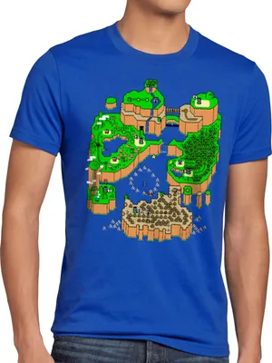 Produktbild von BaumwolleCloud Kart Mario Herren T-Shirt Videospiel Konsole SNES n64