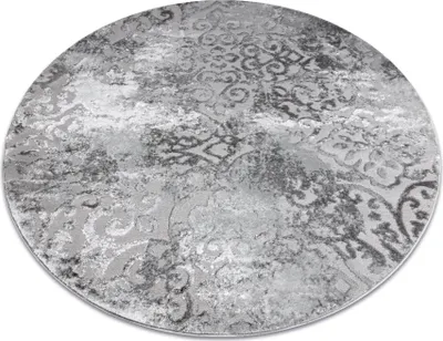 Immagine prodotto di Tappeto MEFE moderno  Cerchio 8724 Ornamento vintage - Structural due livelli di pile grigio  grigio ruota 200 cm