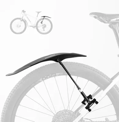 Produktbild von ROCKBROS Fahrrad Schutzbleche Verstellbare Universale Flexible Steckschutzbleche mit Streben 26-29 Zoll Räder Innovativ Montage, Hinter