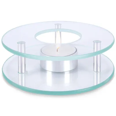 Zdjęcie produktu dla Szklany podgrzewacz do herbaty na świece typu tealight - idealny do czajników