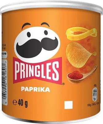 Produktbild von Pringles Sweet Paprika Stapelchips mit süß würzigem Geschmack 40g