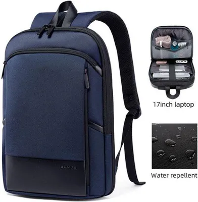 Imagen del producto de Mochila para portátil CarryQuest® – Impermeable, 15,6 pulgadas, 35 litros, poliéster, color azul