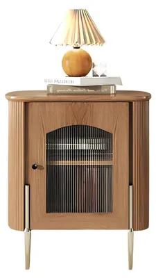 Obrázek produktu pro Designový noční stolek, dřevo, moderní, elegantní, pro ložnici