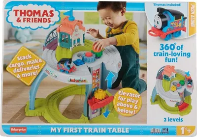 Produktbild von Fisher-Price Thomas & seine Freunde Thomas & Friends My First Train Table, Zug- & Schienen-Set, 1,5 Jahr(e), Kunststoff, Mehrfarbig