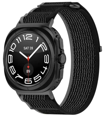 Image de Pour Samsung Galaxy Watch Ultra 47mm Design Nylon Velcro Sport Bracelet M3