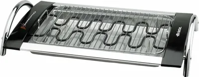Immagine prodotto di Ariete 732 2000 W Barbecue Bistecchiera Grill Elettrico Da Tavolo Nero Argento