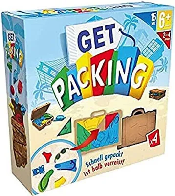 Produktbild von Asmodee Get Packing Puzzlespiel Familie Lernspiel ab 6 Jahre 2-4 Spieler Kinder