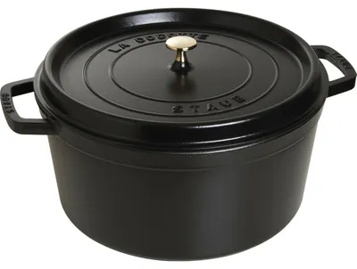 Zdjęcie produktu dla Staub - Garnek żeliwny okrągły La Cocotte 34cm/12,6L Czarny