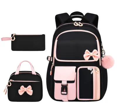 Produktbild von 3-teiliges Schultaschen-Set für Mädchen mit Lunchbox