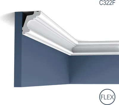 Produktbild von Einrichtungs Profil Orac Decor C322F LUXXUS flexible Leiste Eckleiste Zierleiste Decken Stuck Gesims Dekorleiste 2 Meter