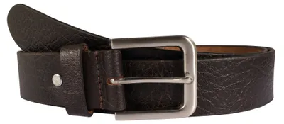 Produktbild von Leonardo Verrelli Herren Gürtel LV0045 90 cm - 140 cm (Bundweite) in Dunkelbraun aus 100% Echtleder, kürzbar