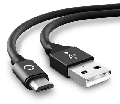 Produktbild von CELLONIC USB Kabel 2m kompatibel mit Infinix Hot 10, 9, 9 Pro, 7, 7 Pro, 6 Pro, 5 / S5 Pro / Smart 3 Plus, 2 / Note 6, 5, 4 / Zero 5 Ladekabel Micro USB auf USB A 2.0 Datenkabel 2A schwarz Nylon