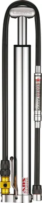 Lezyne Minipumpe CNC Micro Floor Drive HPG, Fahrradpumpe/ silber-glänzend