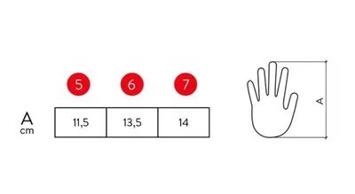 Produktbild von Woom Kinder Fahrradhandschuh blau : 6 Größe: 6